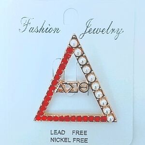 Sorority Delta Logo Brooch